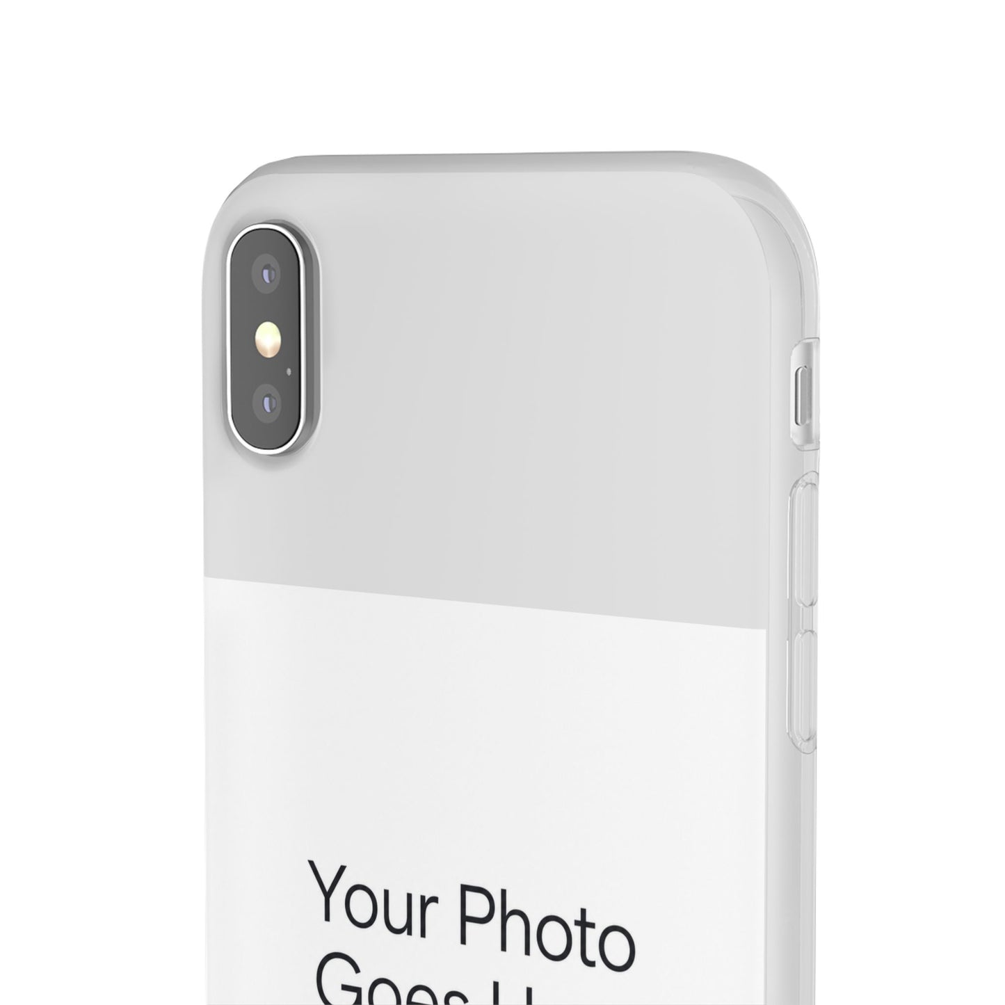 Custom Photo Phone Case — Slim Clear Flexible iPhone/Android Cover