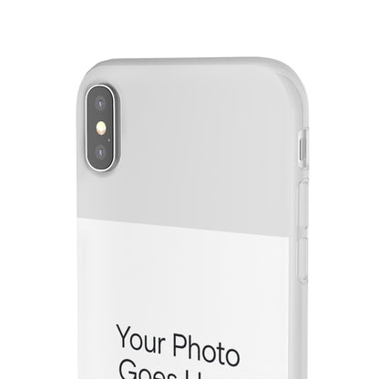 Custom Photo Phone Case — Slim Clear Flexible iPhone/Android Cover