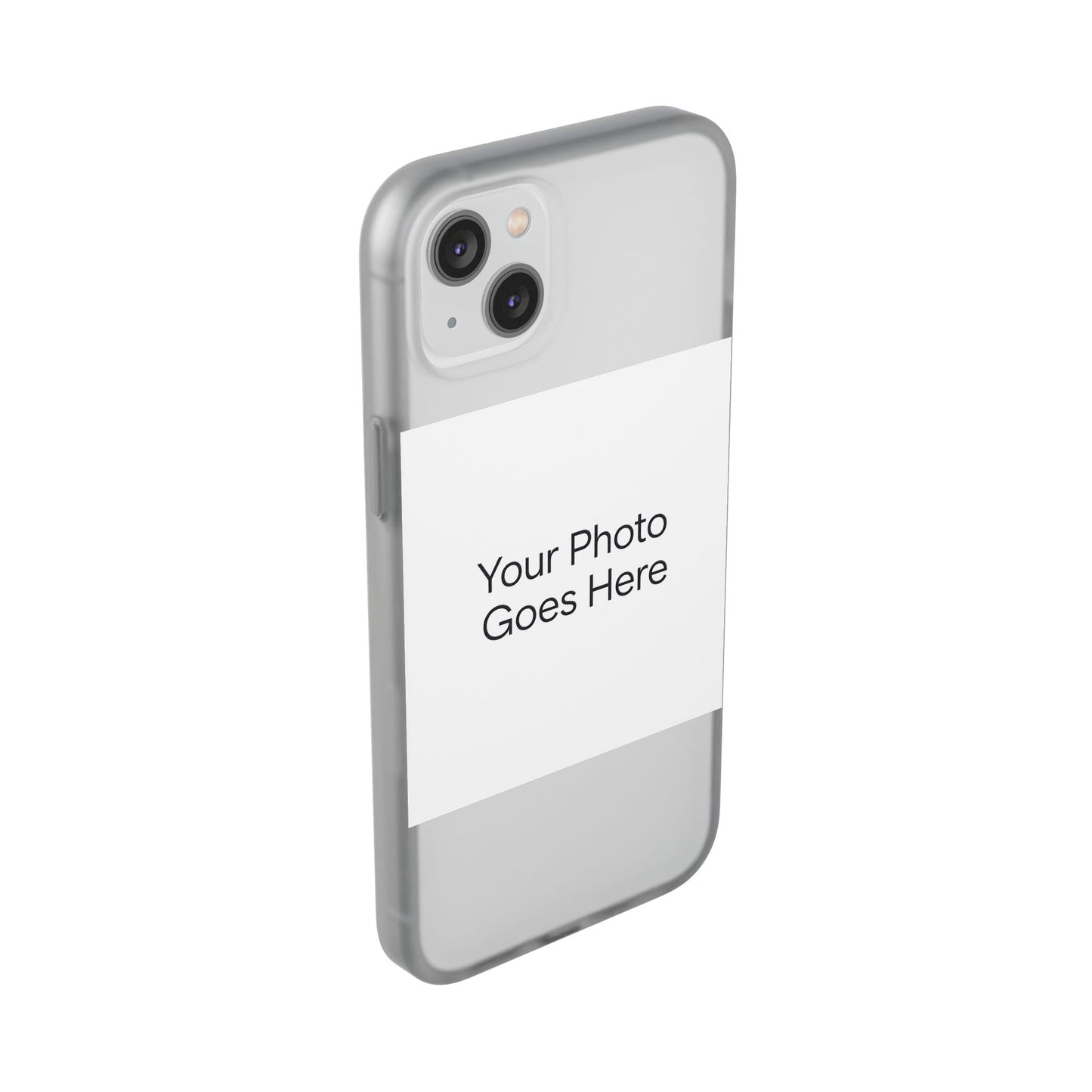 Custom Photo Phone Case — Slim Clear Flexible iPhone/Android Cover