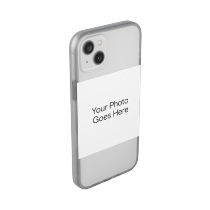 Custom Photo Phone Case — Slim Clear Flexible iPhone/Android Cover