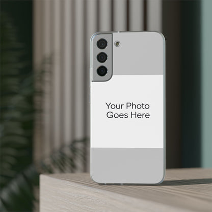 Custom Photo Phone Case — Slim Clear Flexible iPhone/Android Cover