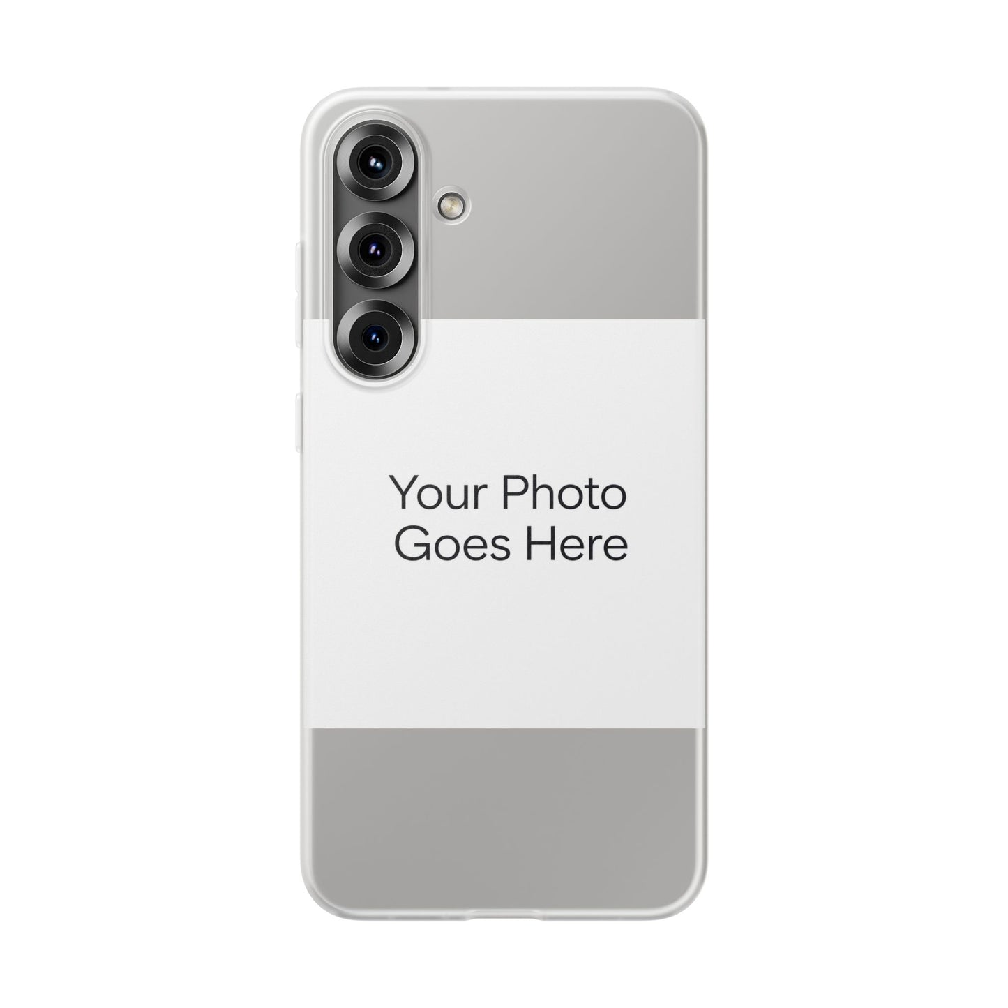 Custom Photo Phone Case — Slim Clear Flexible iPhone/Android Cover