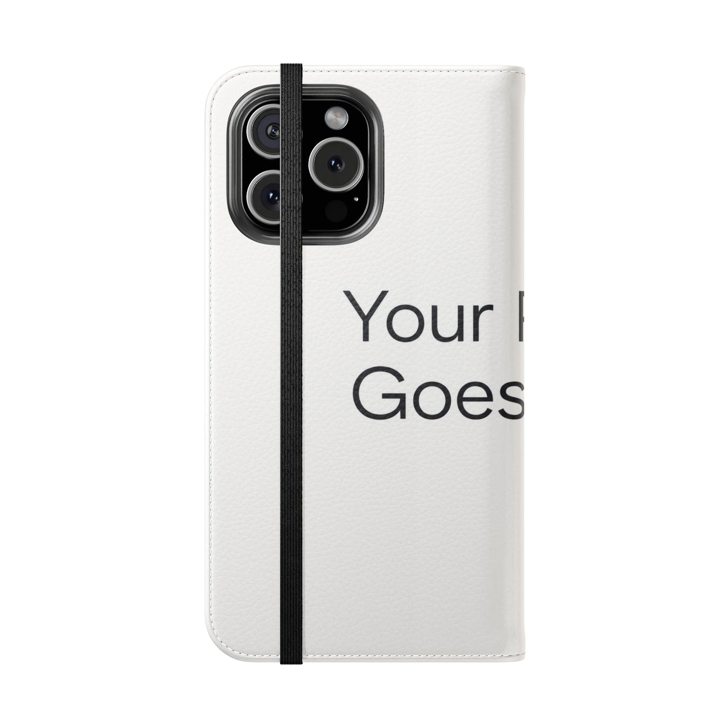 Custom Photo Flip Case — Personalized Wallet Phone Cover with Card Slots