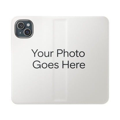 Custom Photo Flip Case — Personalized Wallet Phone Cover with Card Slots