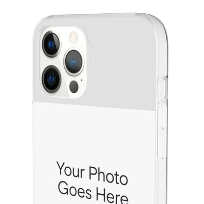 Custom Photo Phone Case — Slim Clear Flexible iPhone/Android Cover