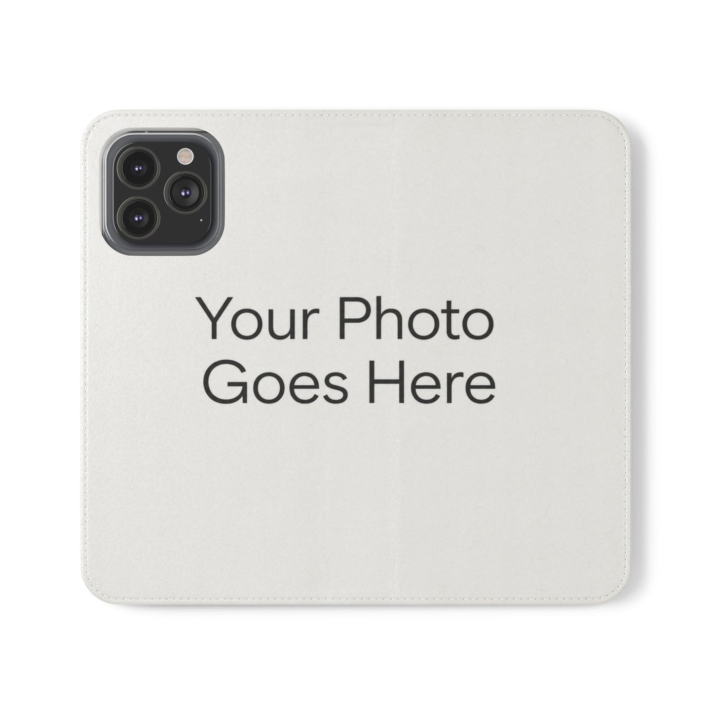 Custom Photo Flip Case — Personalized Wallet Phone Cover with Card Slots