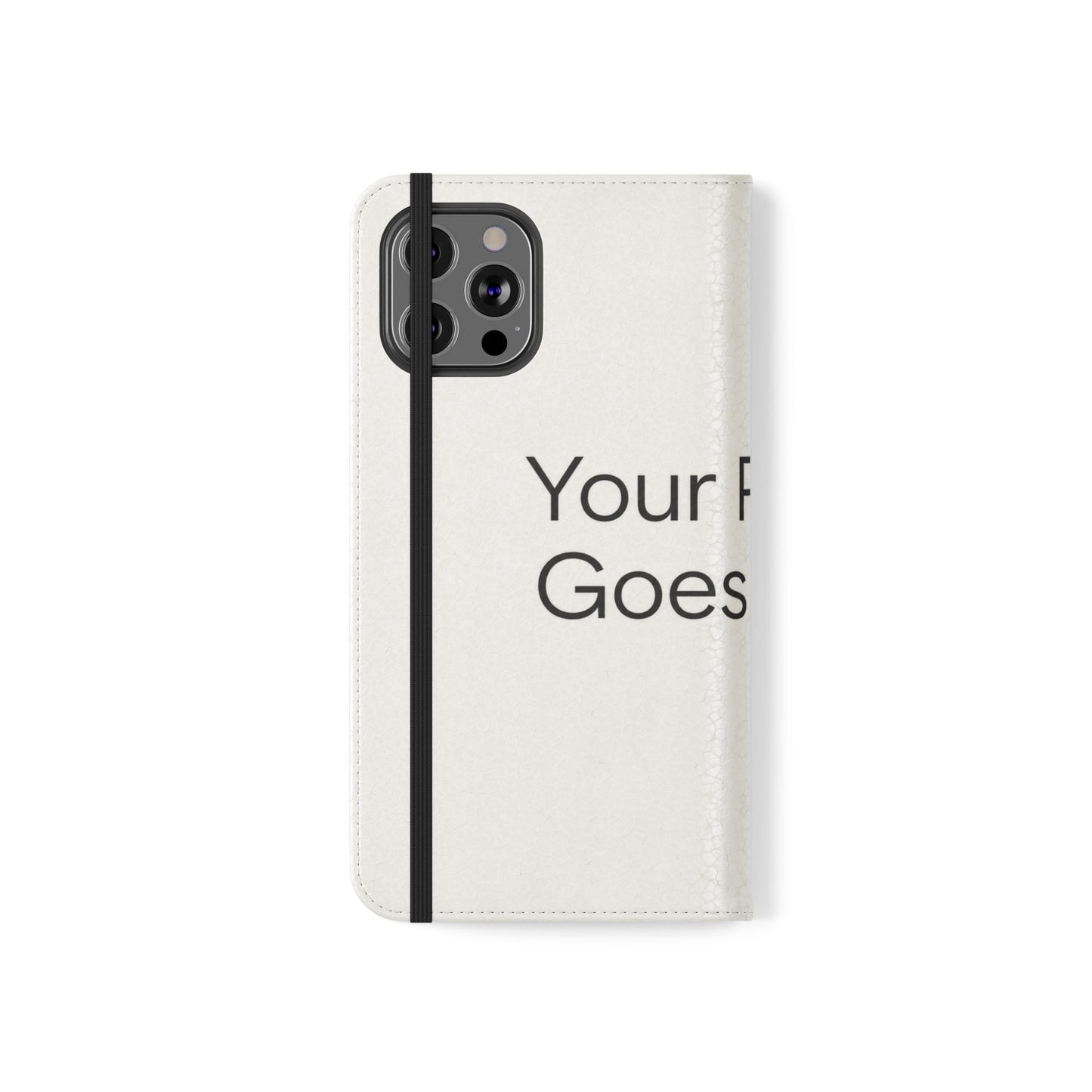 Custom Photo Flip Case — Personalized Wallet Phone Cover with Card Slots