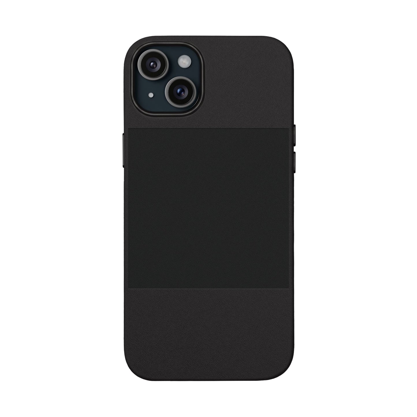 Engraved PU Leather Phone Case — Personalized Minimalist Protective Cover