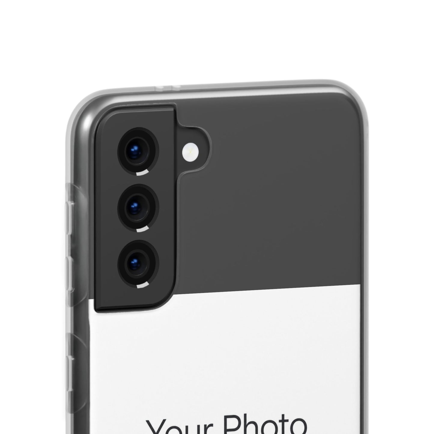 Custom Photo Phone Case — Slim Clear Flexible iPhone/Android Cover
