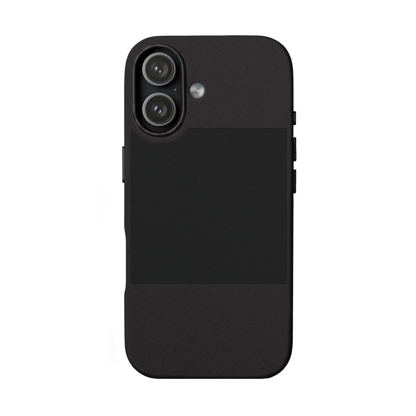 Engraved PU Leather Phone Case — Personalized Minimalist Protective Cover