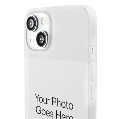 Custom Photo Phone Case — Slim Clear Flexible iPhone/Android Cover