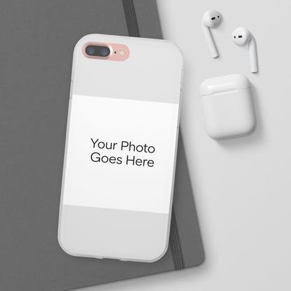 Custom Photo Phone Case — Slim Clear Flexible iPhone/Android Cover