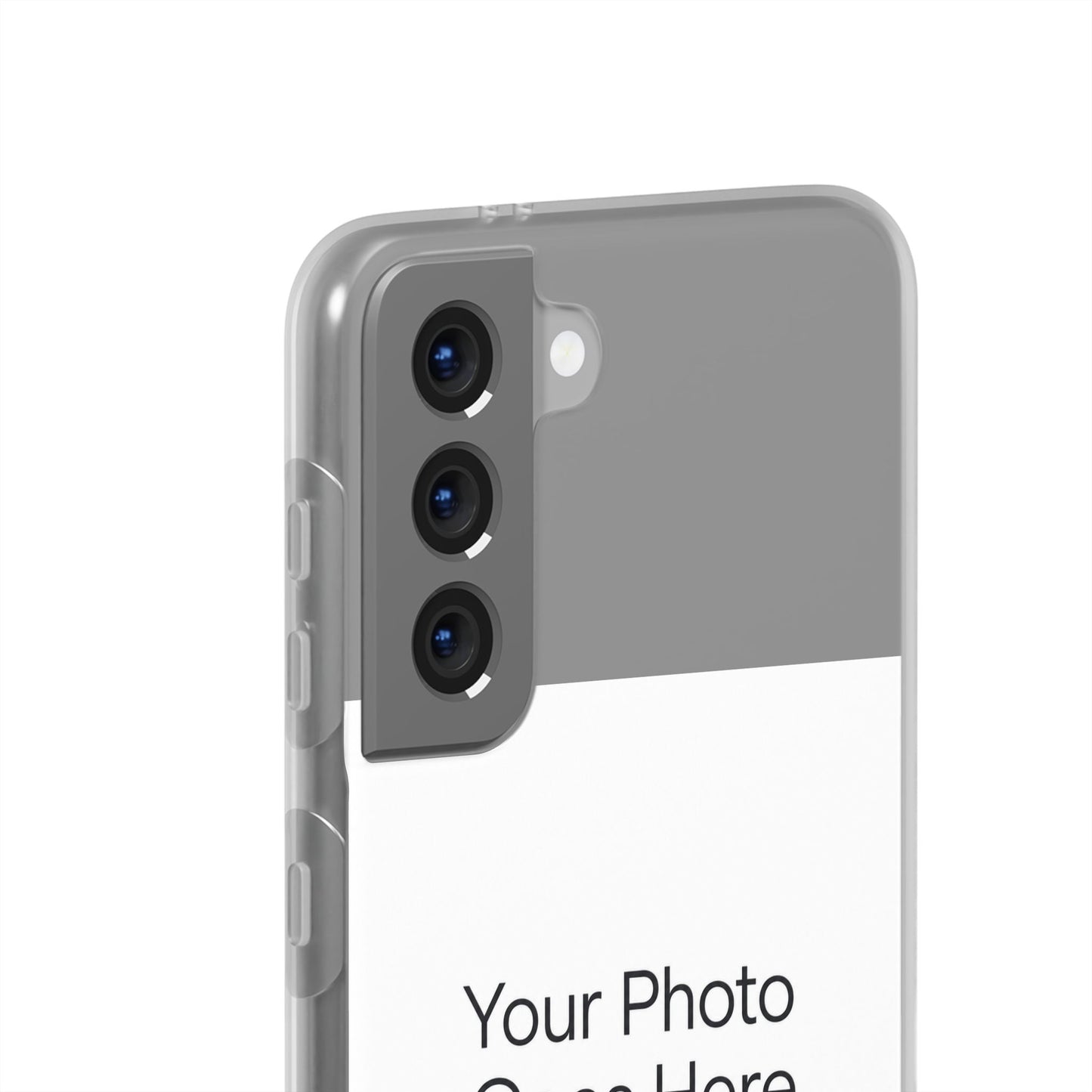Custom Photo Phone Case — Slim Clear Flexible iPhone/Android Cover