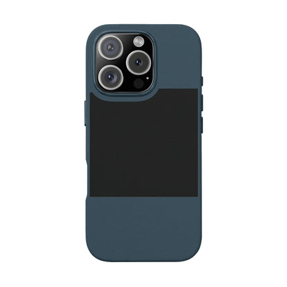 Engraved PU Leather Phone Case — Personalized Minimalist Protective Cover
