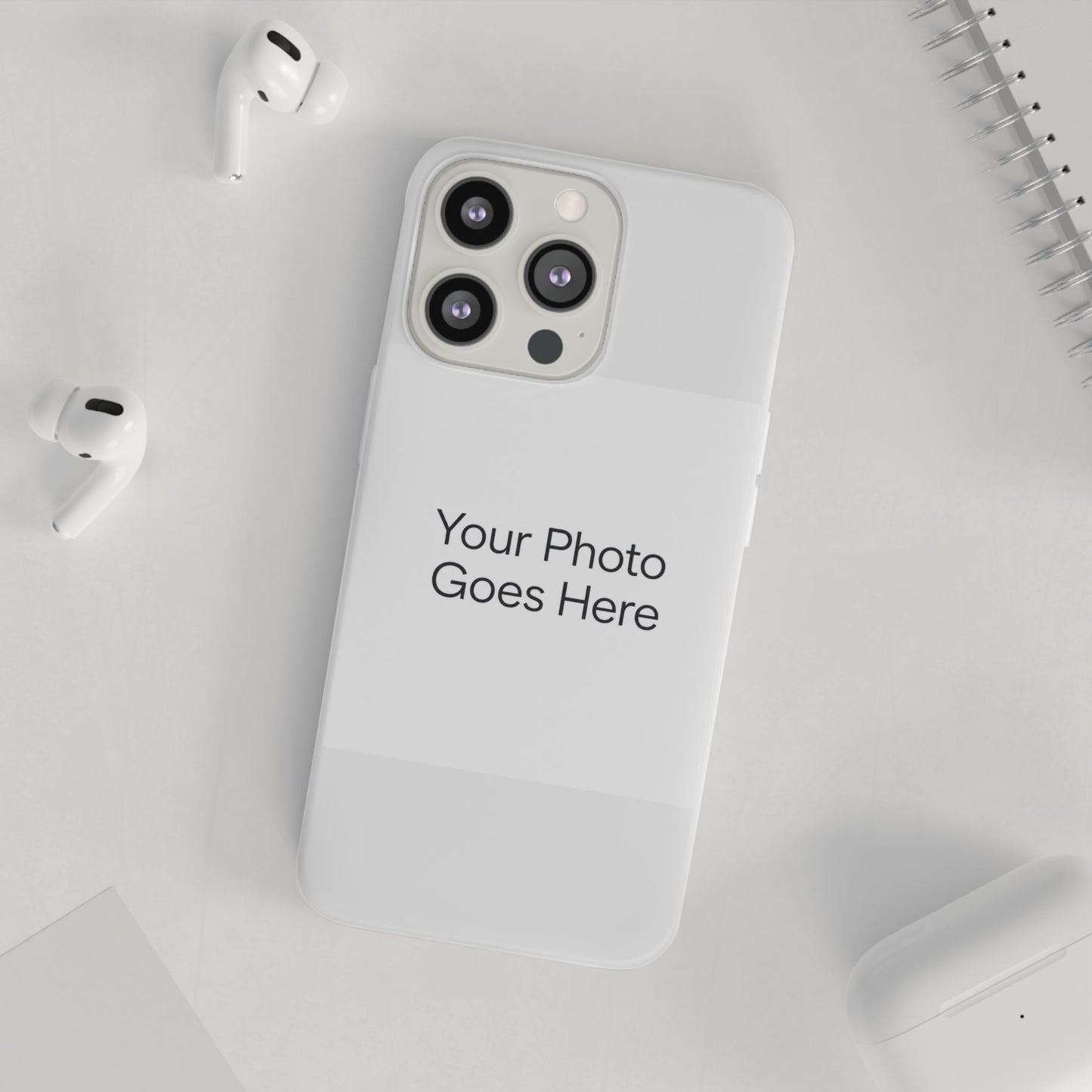 Custom Photo Phone Case — Slim Clear Flexible iPhone/Android Cover