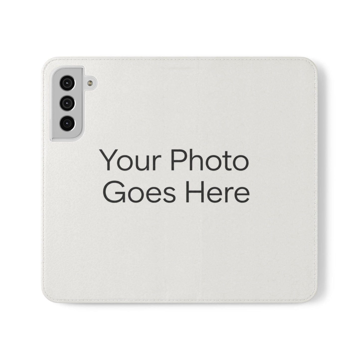 Custom Photo Flip Case — Personalized Wallet Phone Cover with Card Slots