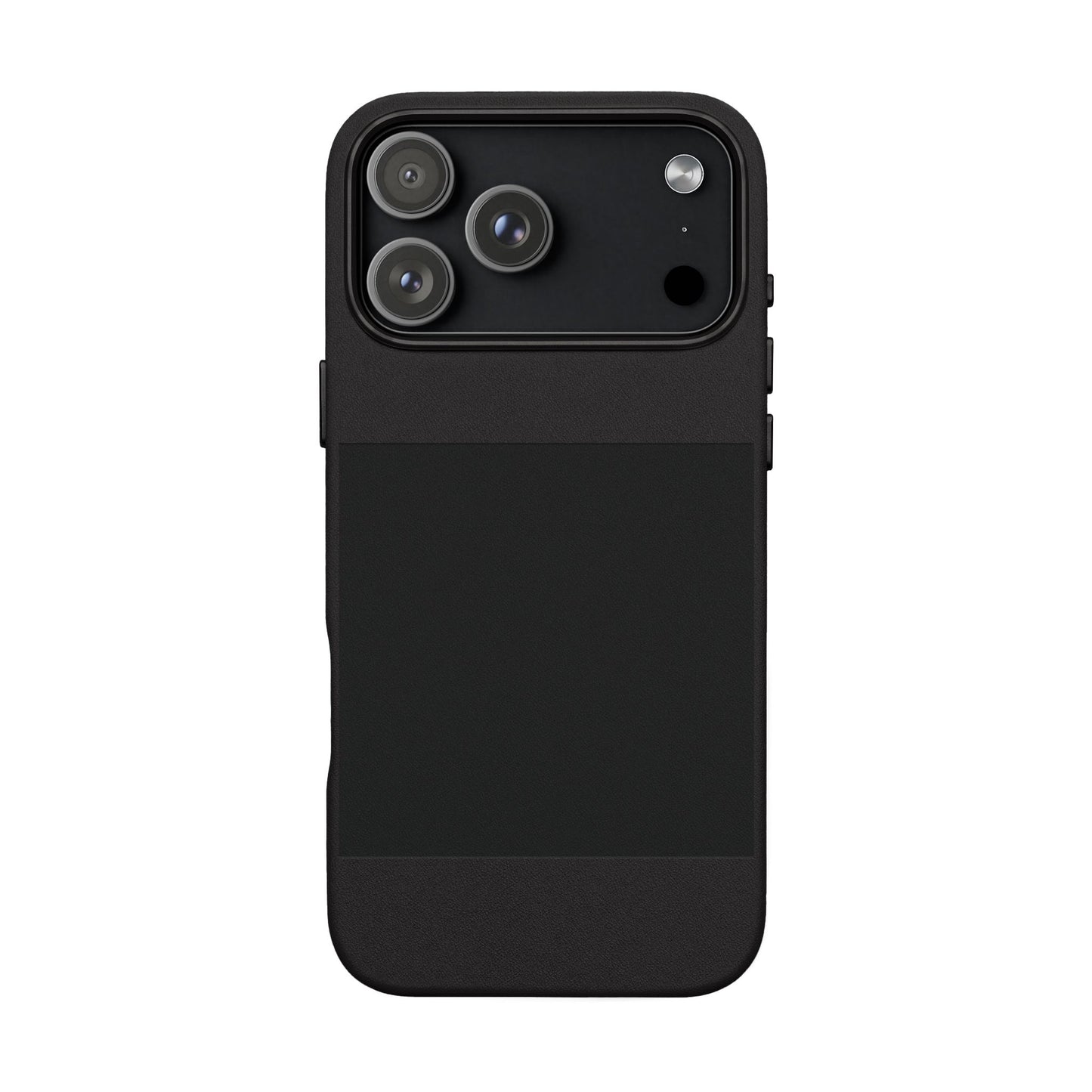 Engraved PU Leather Phone Case — Personalized Minimalist Protective Cover