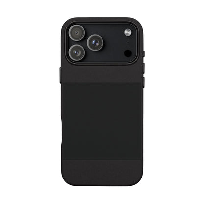 Engraved PU Leather Phone Case — Personalized Minimalist Protective Cover