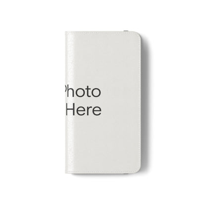 Custom Photo Flip Case — Personalized Wallet Phone Cover with Card Slots