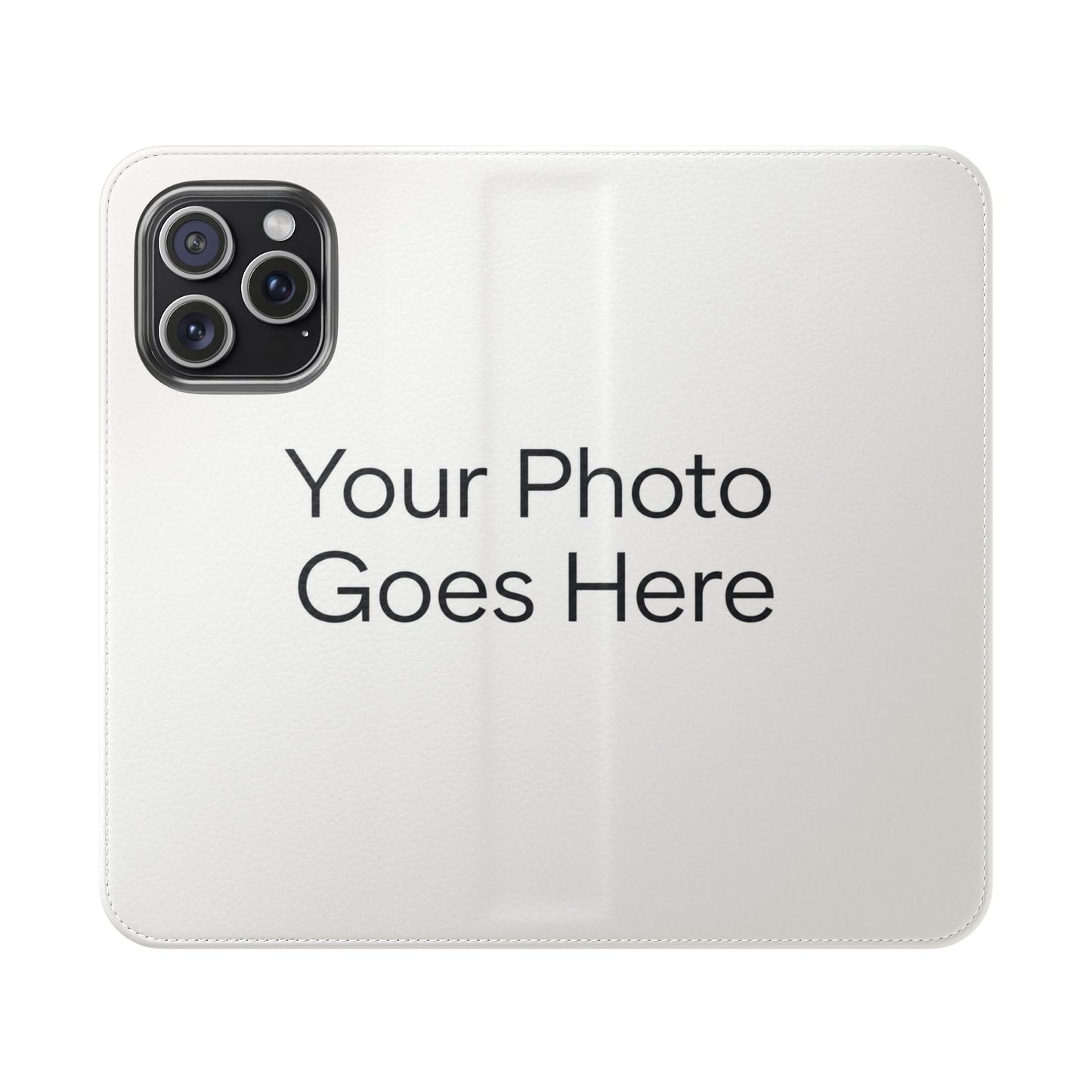 Custom Photo Flip Case — Personalized Wallet Phone Cover with Card Slots