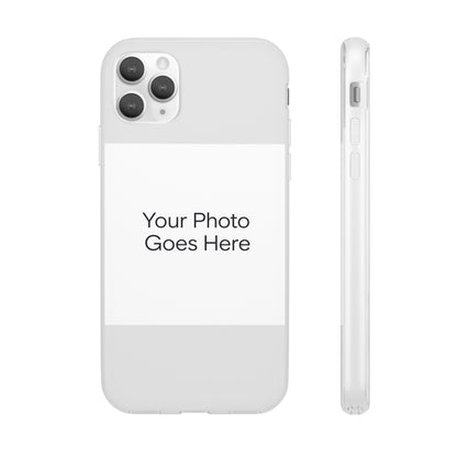 Custom Photo Phone Case — Slim Clear Flexible iPhone/Android Cover