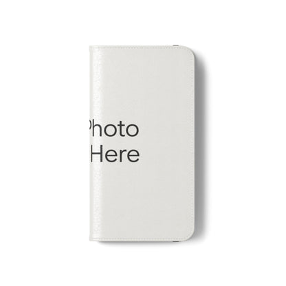Custom Photo Flip Case — Personalized Wallet Phone Cover with Card Slots