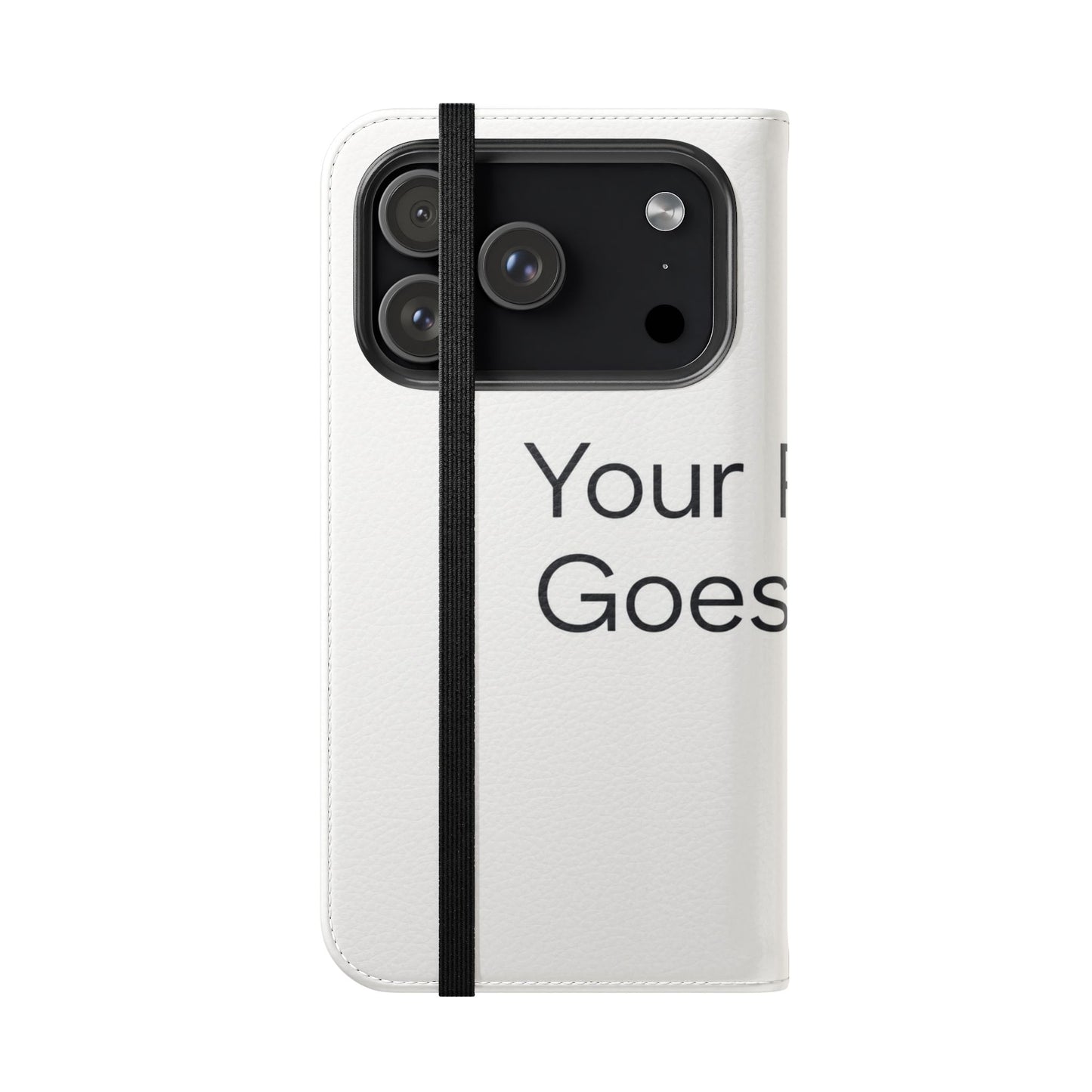 Custom Photo Flip Case — Personalized Wallet Phone Cover with Card Slots