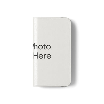 Custom Photo Flip Case — Personalized Wallet Phone Cover with Card Slots