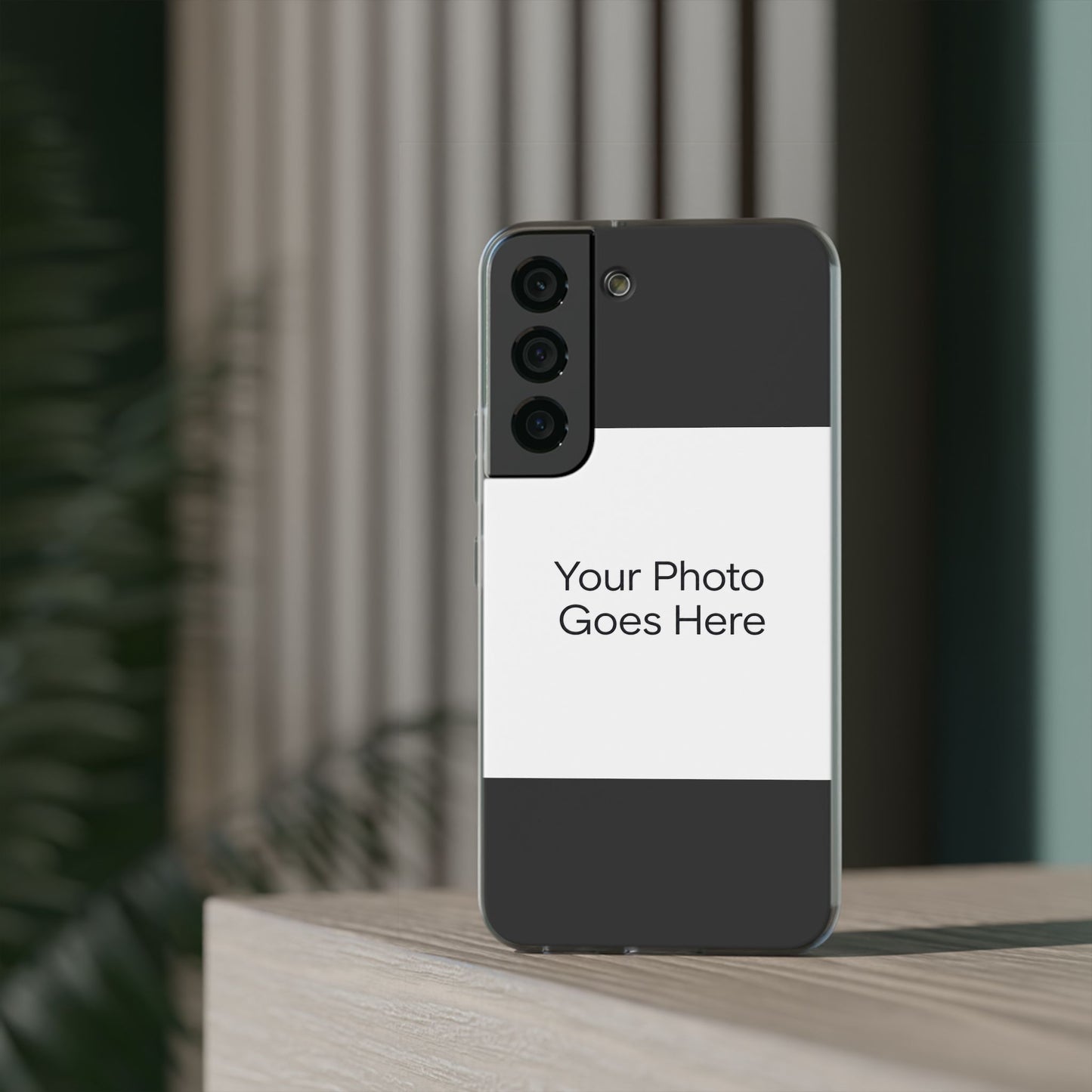 Custom Photo Phone Case — Slim Clear Flexible iPhone/Android Cover