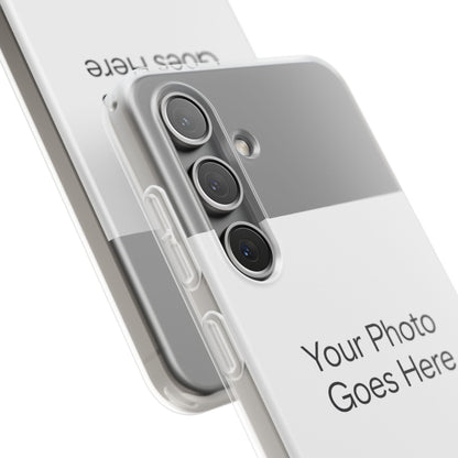 Custom Photo Phone Case — Slim Clear Flexible iPhone/Android Cover