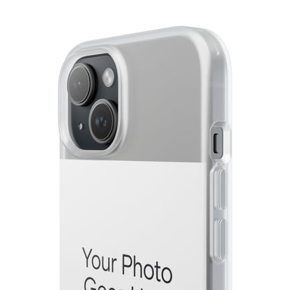 Custom Photo Phone Case — Slim Clear Flexible iPhone/Android Cover