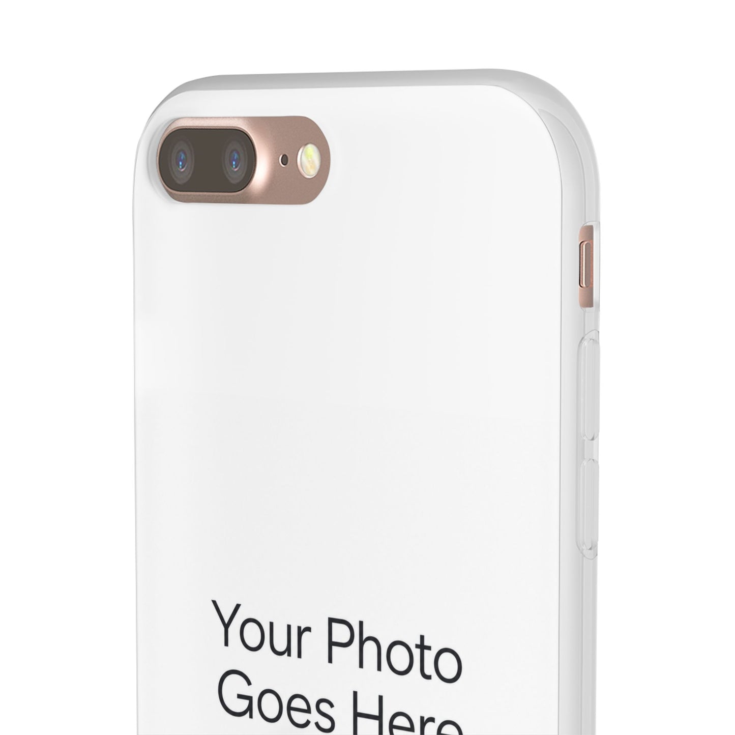 Custom Photo Phone Case — Slim Clear Flexible iPhone/Android Cover