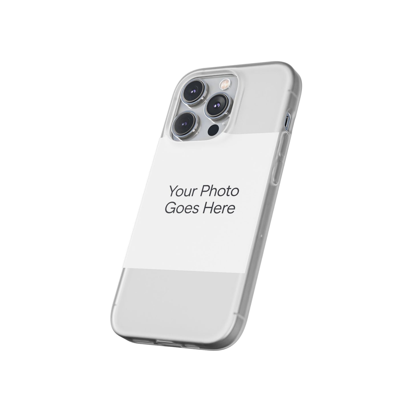 Custom Photo Phone Case — Slim Clear Flexible iPhone/Android Cover
