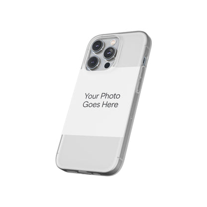 Custom Photo Phone Case — Slim Clear Flexible iPhone/Android Cover