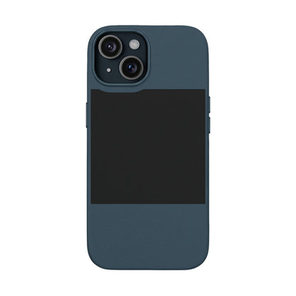 Engraved PU Leather Phone Case — Personalized Minimalist Protective Cover