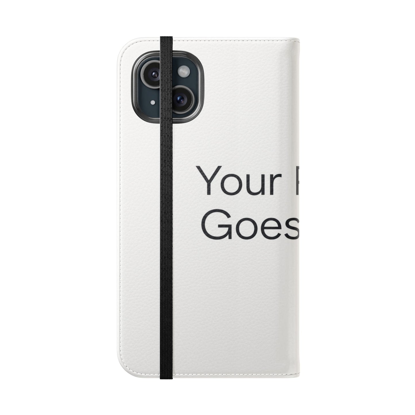 Custom Photo Flip Case — Personalized Wallet Phone Cover with Card Slots