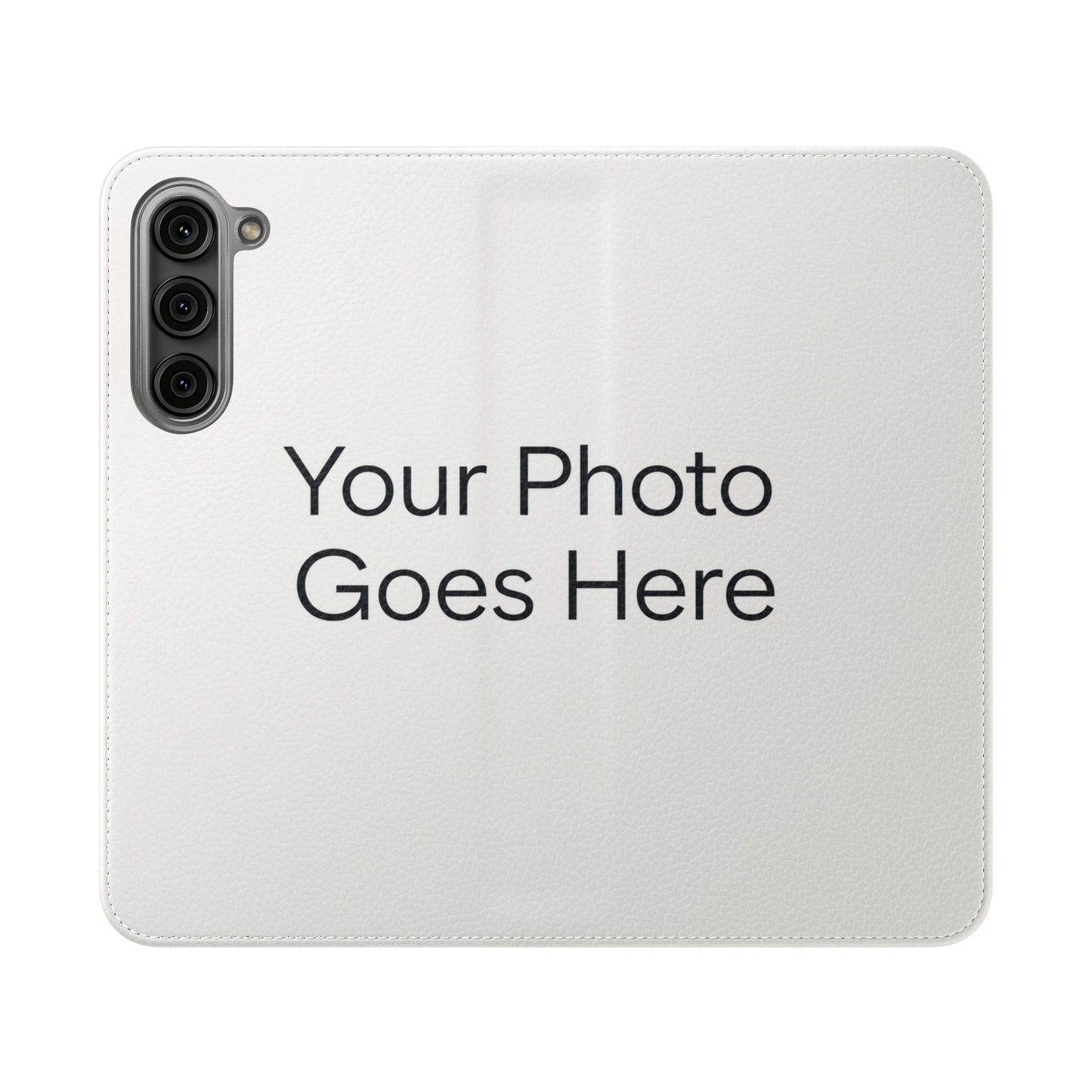 Custom Photo Flip Case — Personalized Wallet Phone Cover with Card Slots