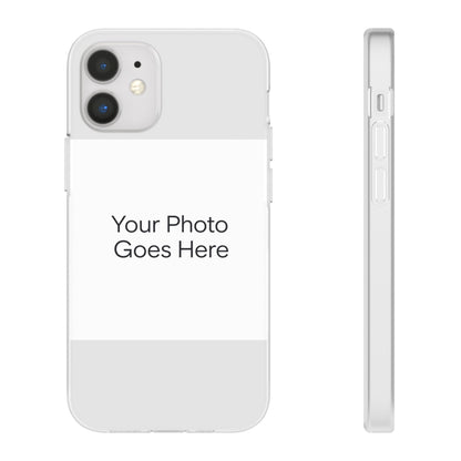 Custom Photo Phone Case — Slim Clear Flexible iPhone/Android Cover