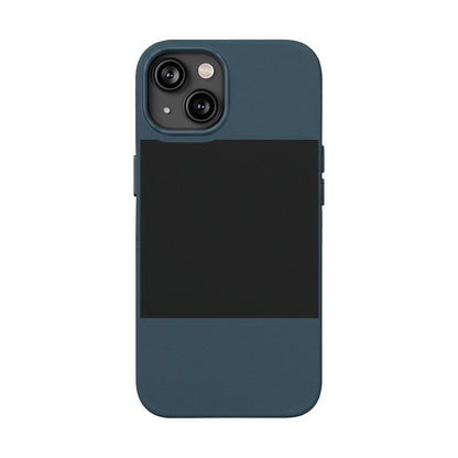 Engraved PU Leather Phone Case — Personalized Minimalist Protective Cover