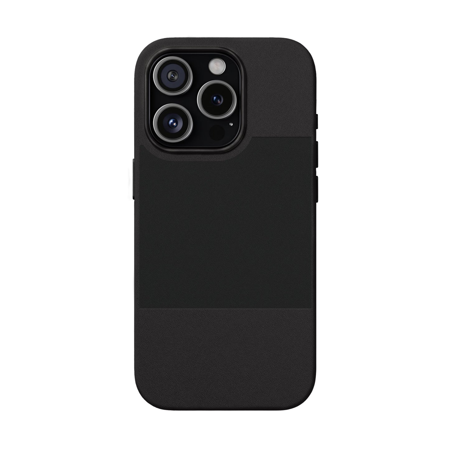Engraved PU Leather Phone Case — Personalized Minimalist Protective Cover