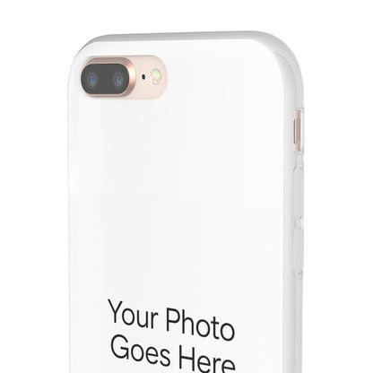 Custom Photo Phone Case — Slim Clear Flexible iPhone/Android Cover
