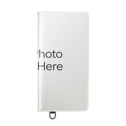 Custom Photo Flip Case — Personalized Wallet Phone Cover with Card Slots