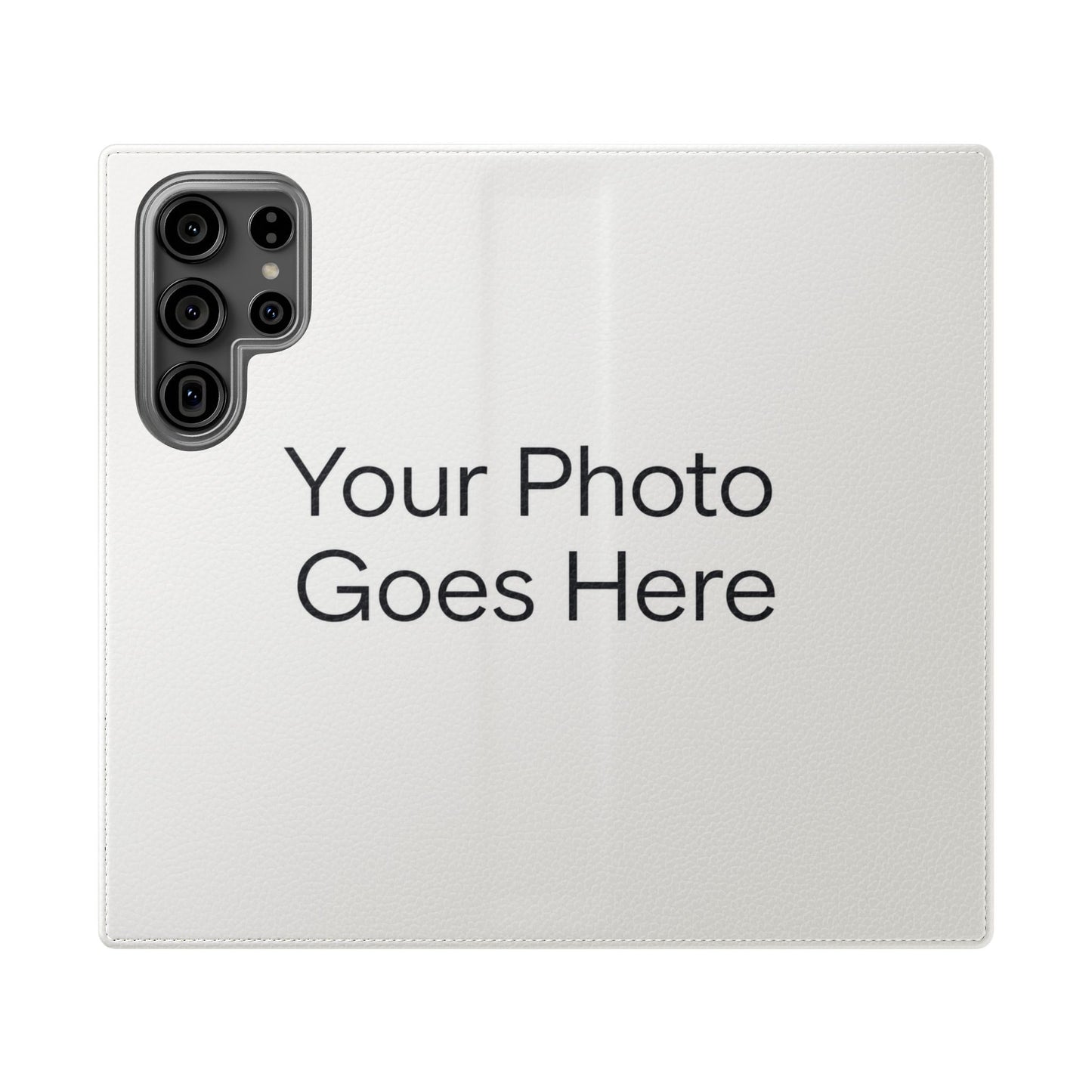 Custom Photo Flip Case — Personalized Wallet Phone Cover with Card Slots