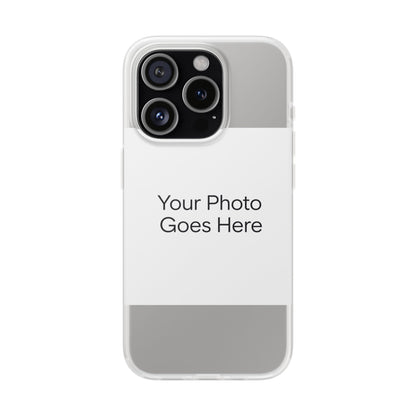 Custom Photo Phone Case — Slim Clear Flexible iPhone/Android Cover