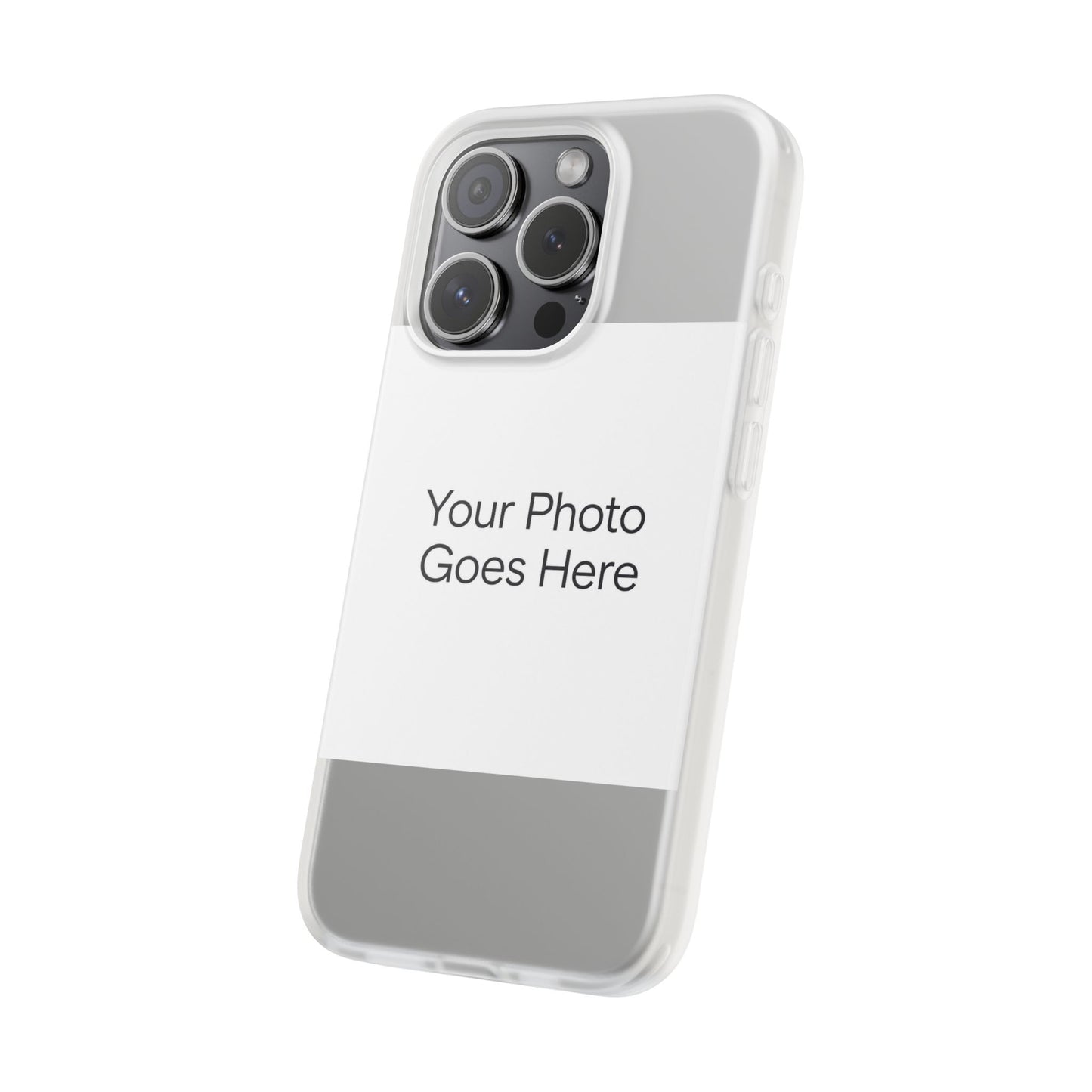 Custom Photo Phone Case — Slim Clear Flexible iPhone/Android Cover