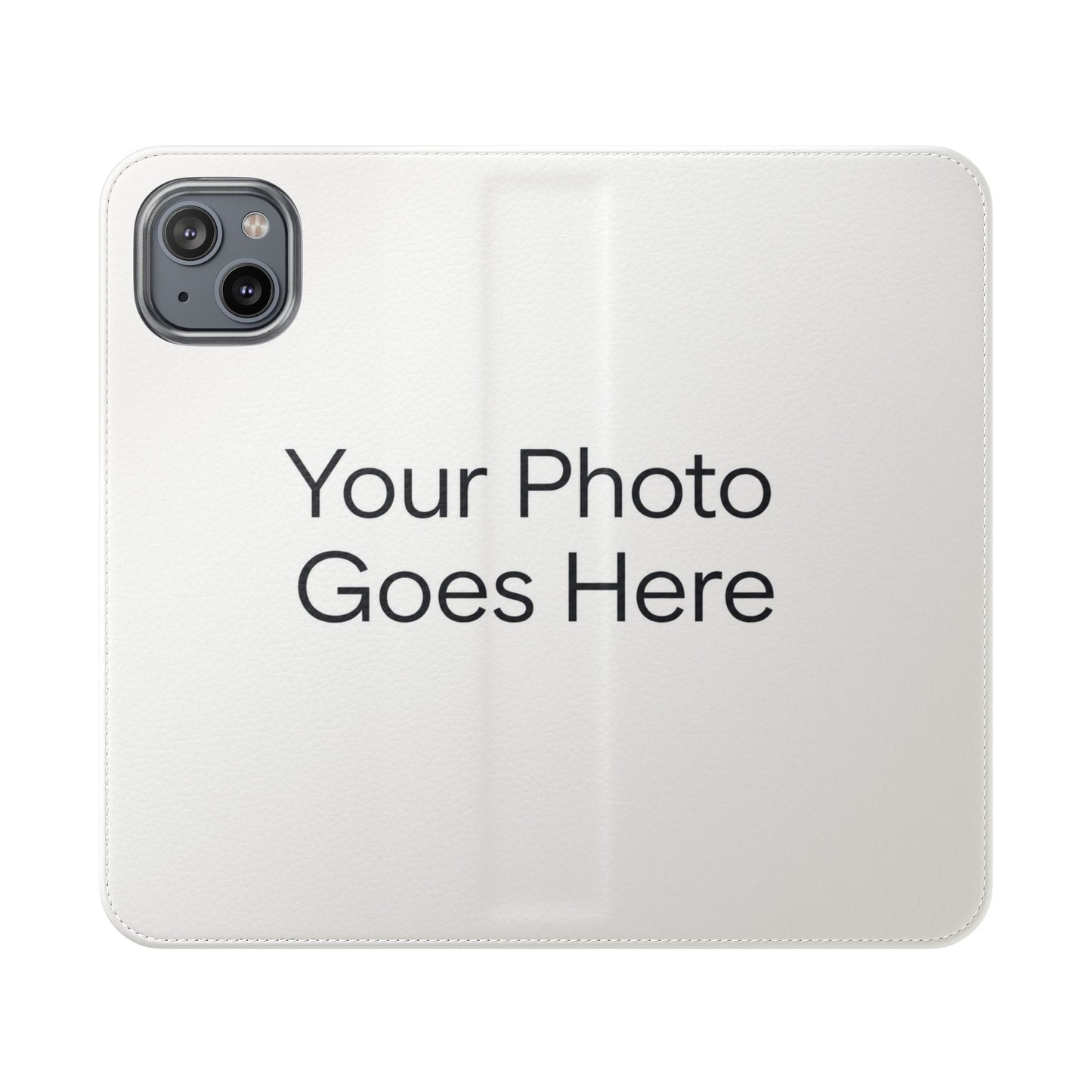 Custom Photo Flip Case — Personalized Wallet Phone Cover with Card Slots